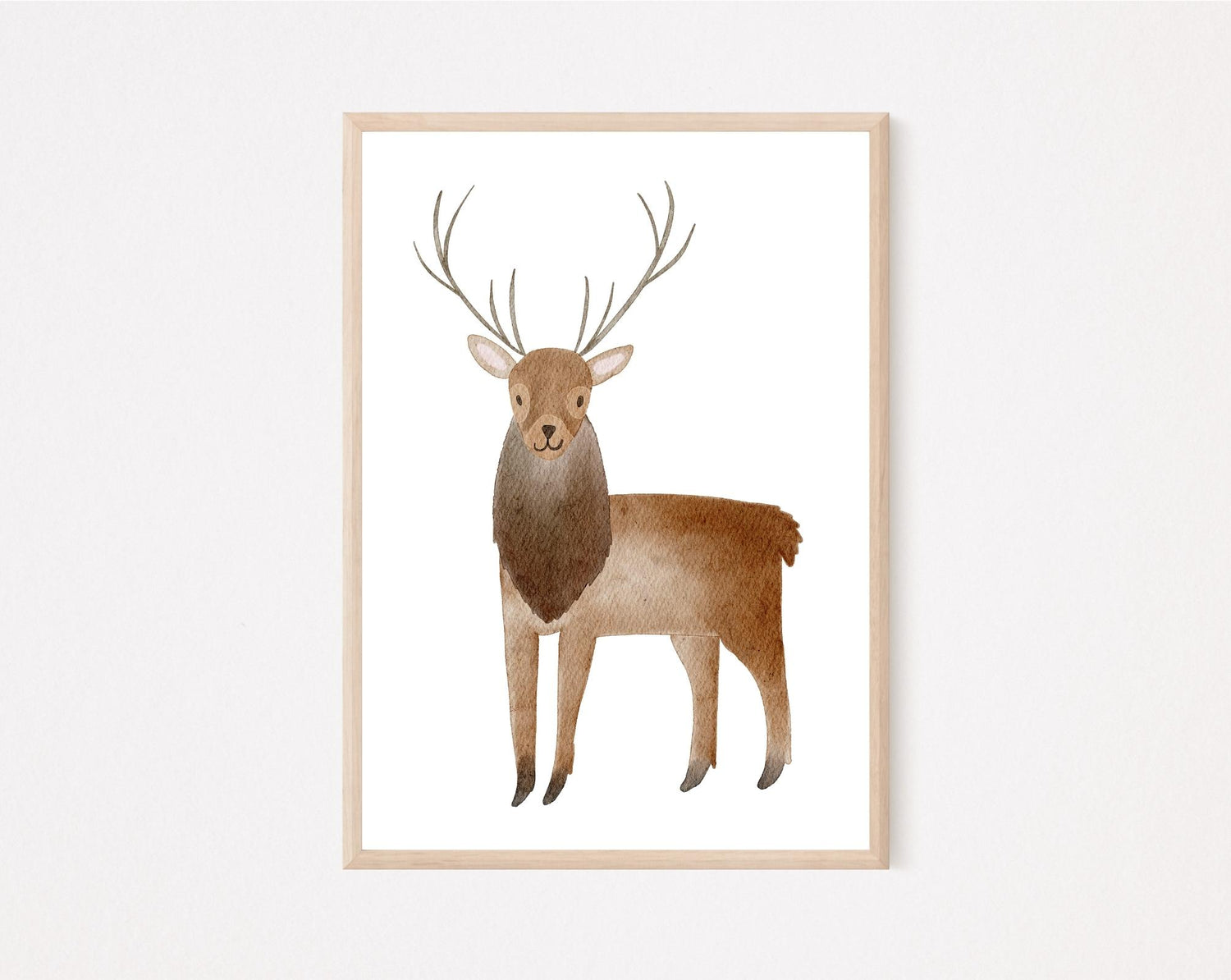 Kinderposter Hirsch