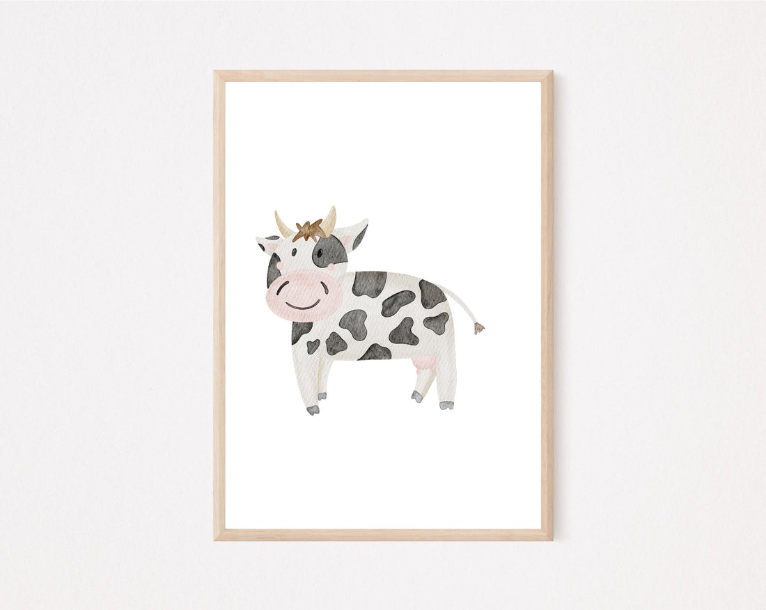 Kinderposter Kuh