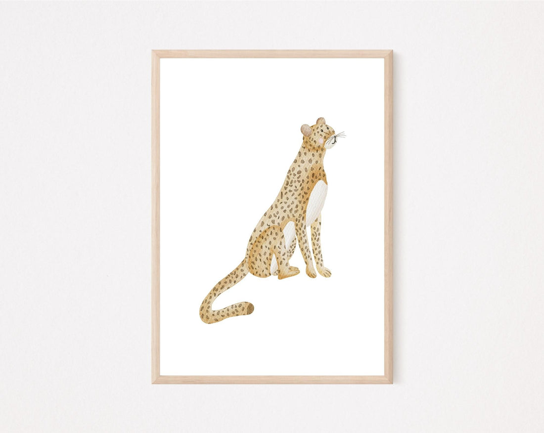 Kinderposter Leopard