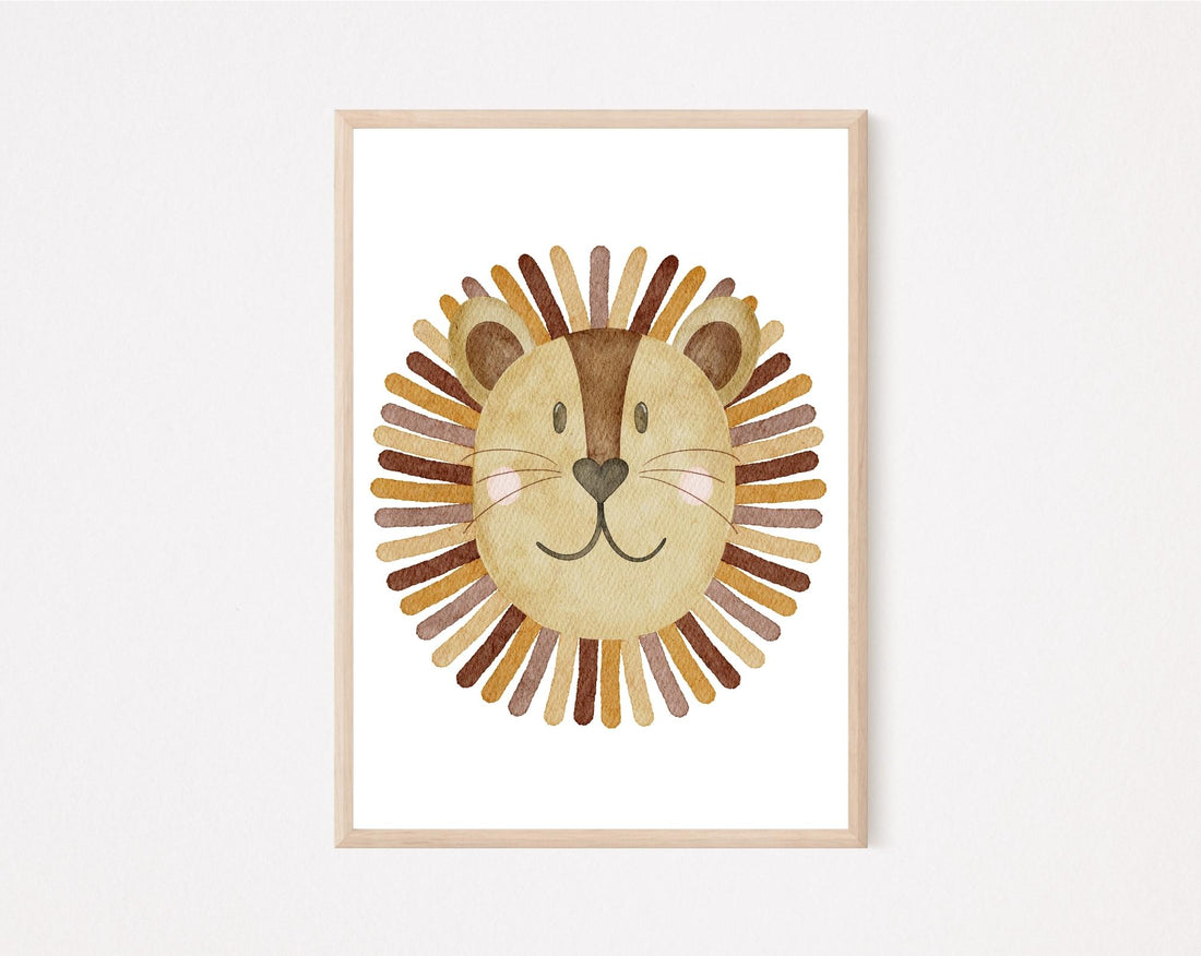 Kinderposter Löwe