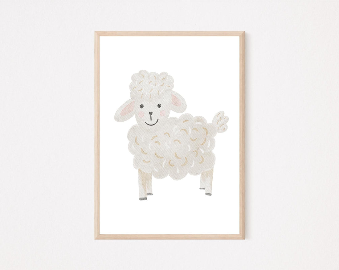 Kinderposter Schaf