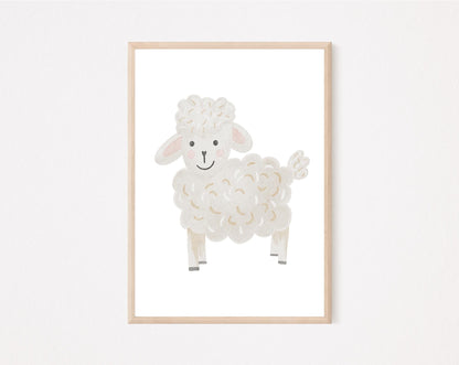Kinderposter Schaf