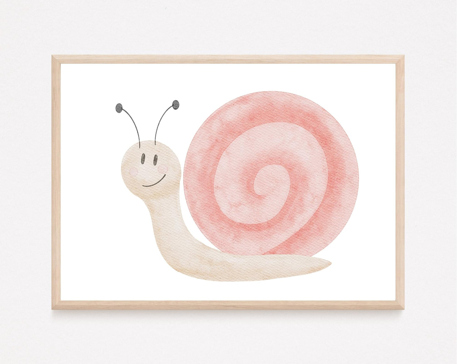 Kinderposter Schnecke