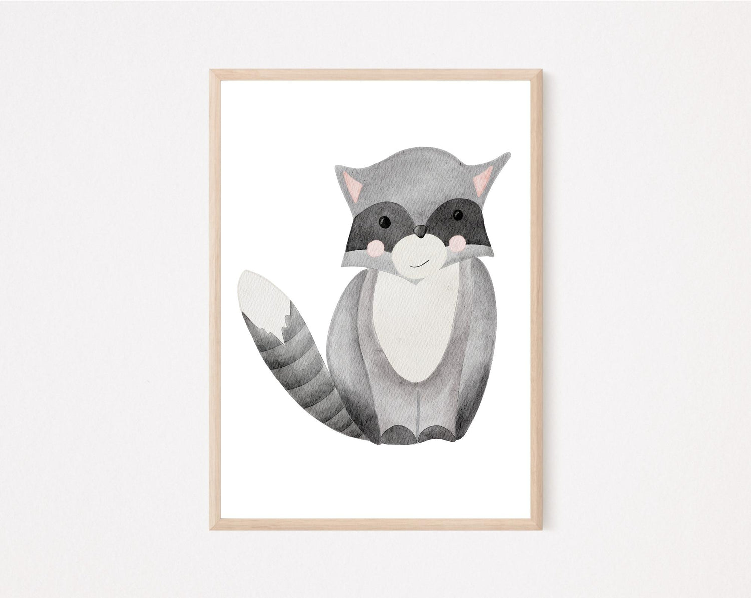 Kinderposter Waschbär