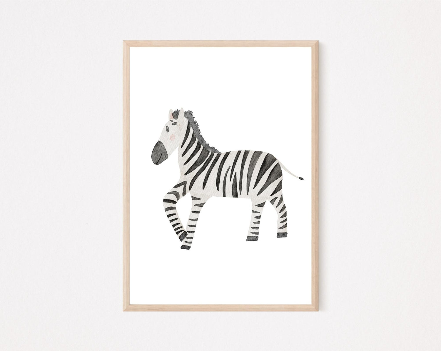 Kinderposter Zebra