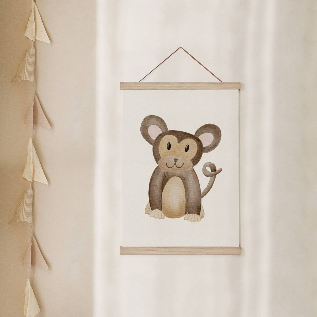 Kinderposter Affe