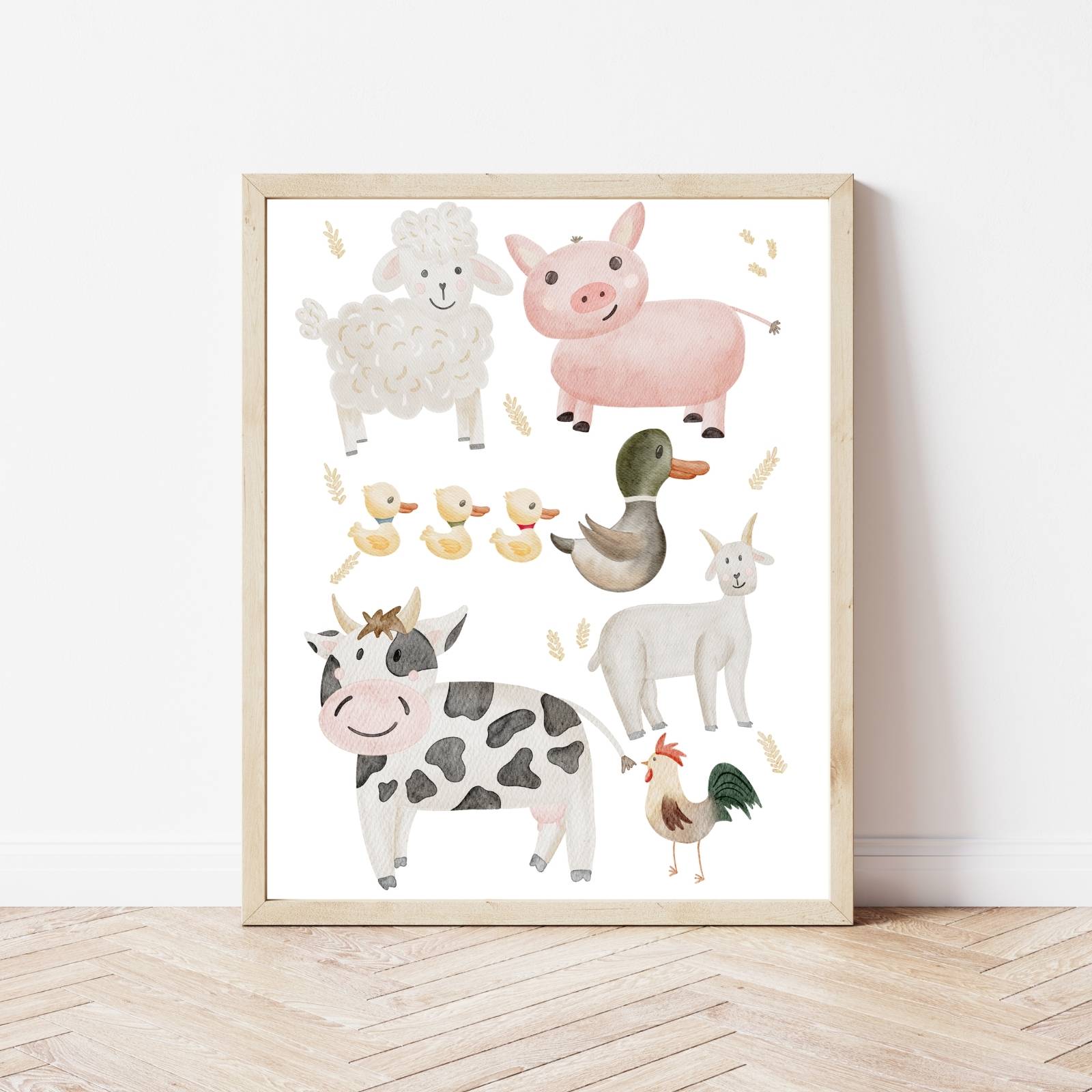 Kinderposter Bauernhof