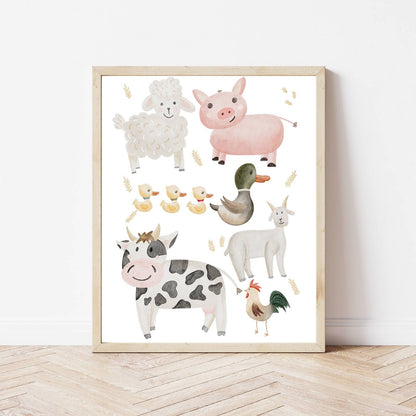Kinderposter Bauernhof