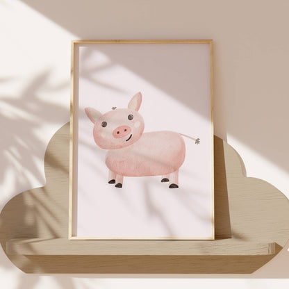 Kinderposter Schwein