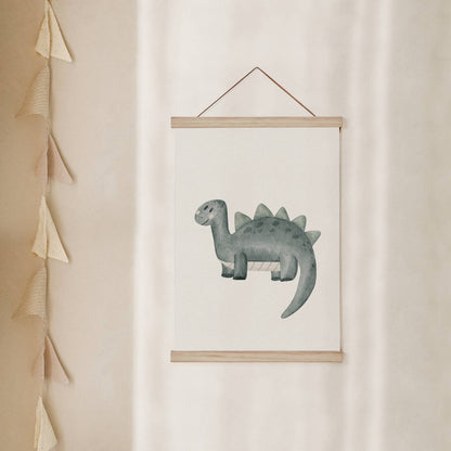 Kinderposter Dinosaurier Stegosaurus
