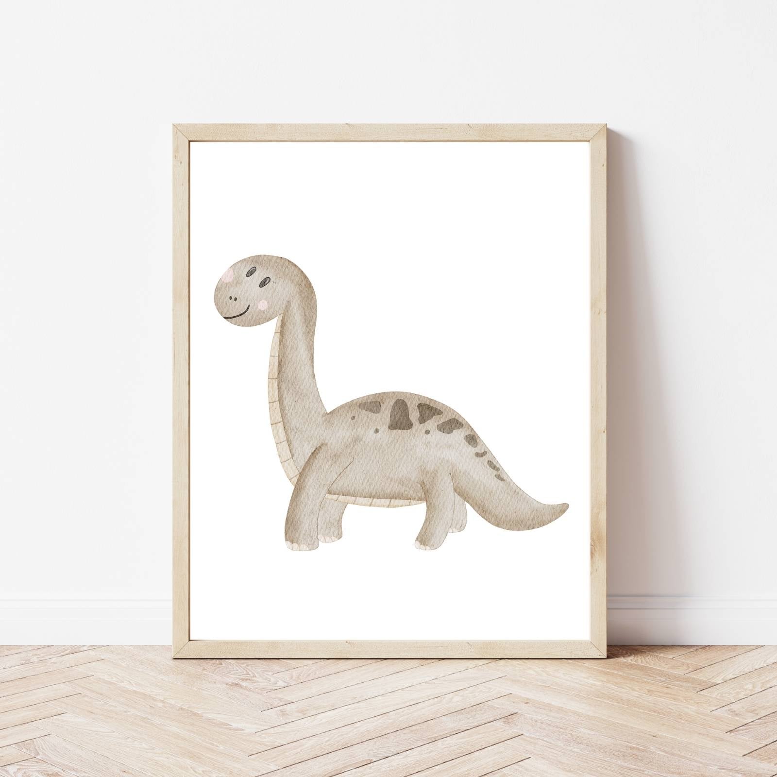 Kinderposter Dinosaurier Brachiosaurus
