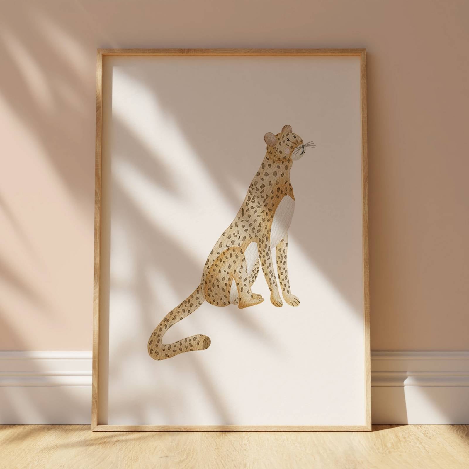 Kinderposter Leopard