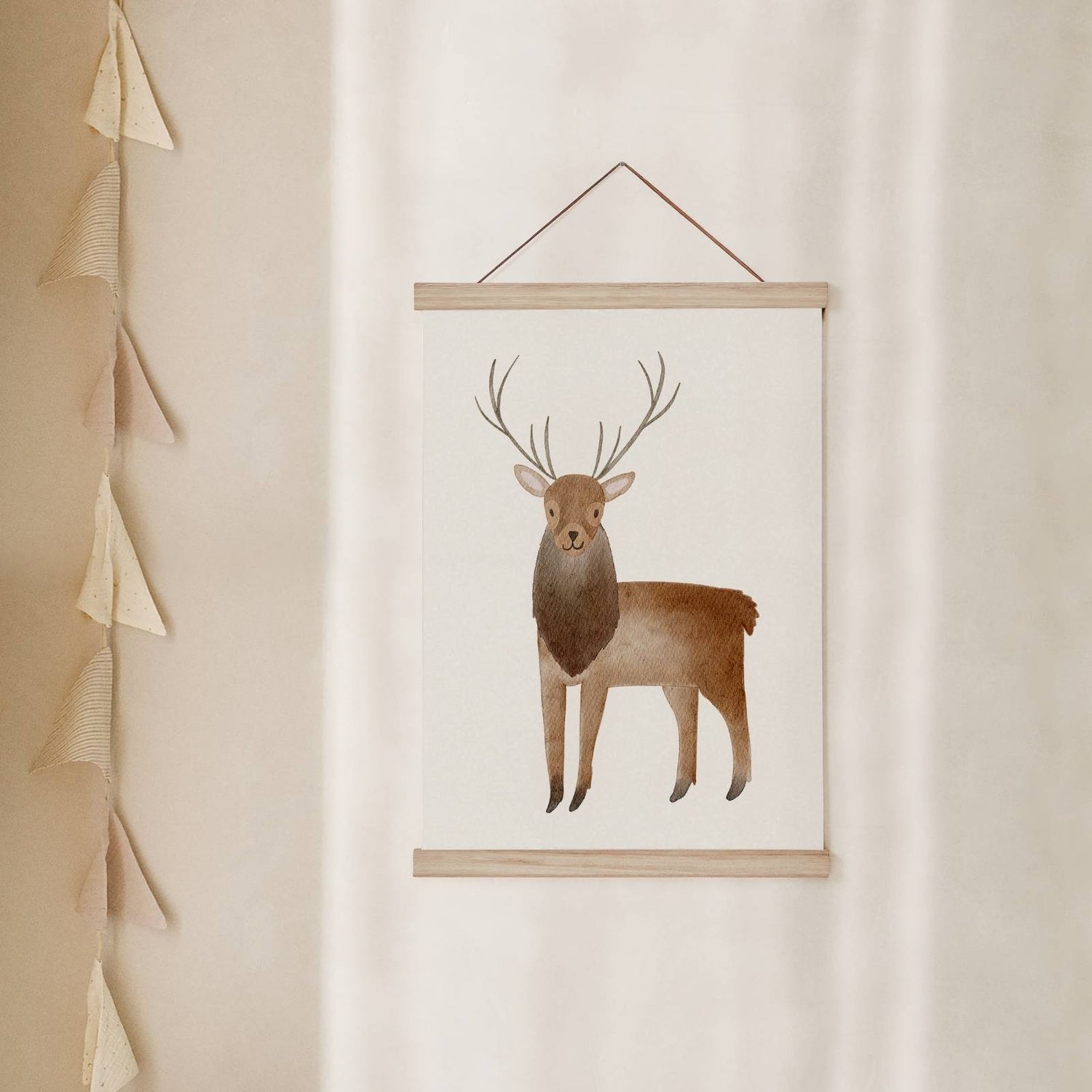 Kinderposter Hirsch