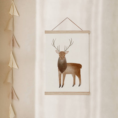 Kinderposter Hirsch