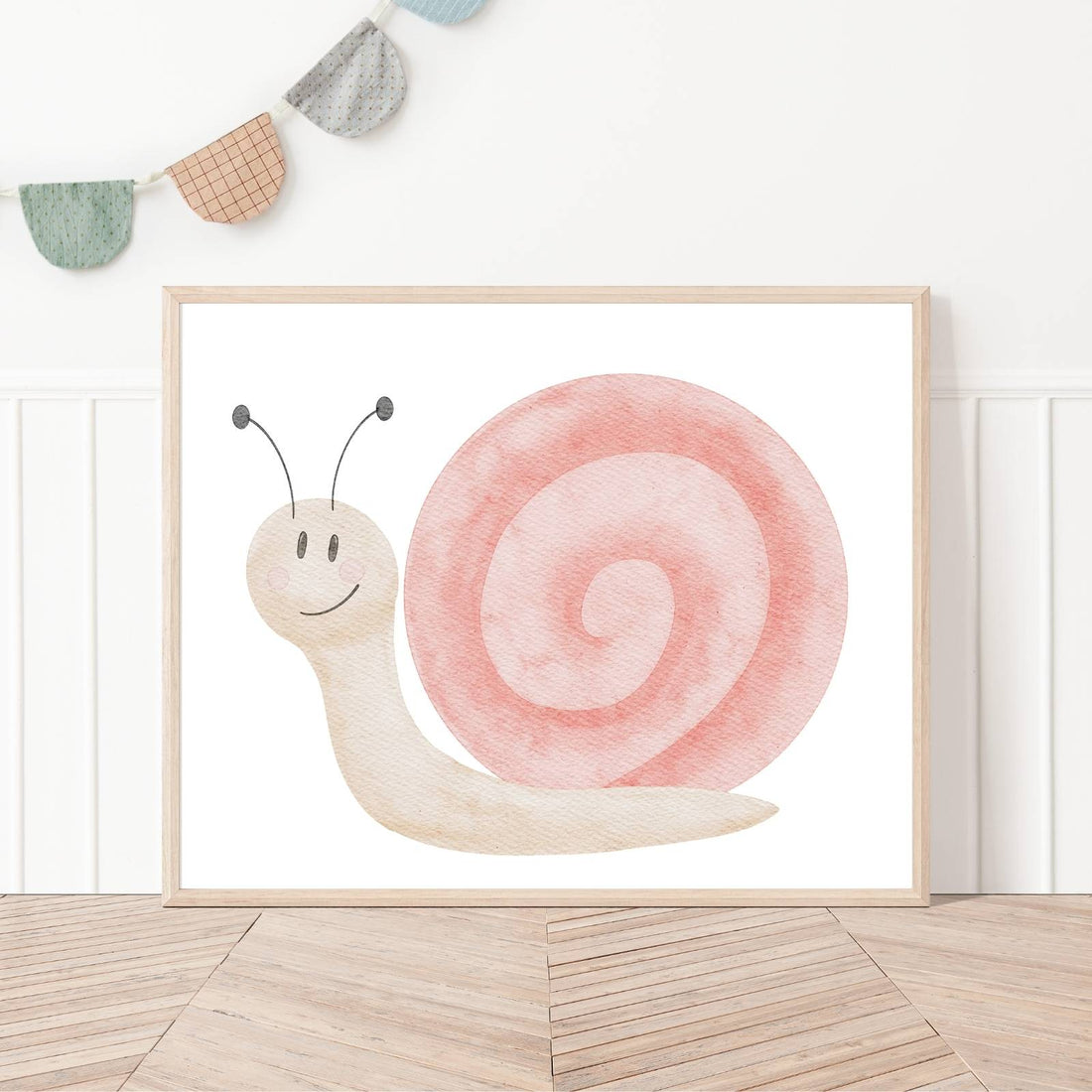 Kinderposter Schnecke