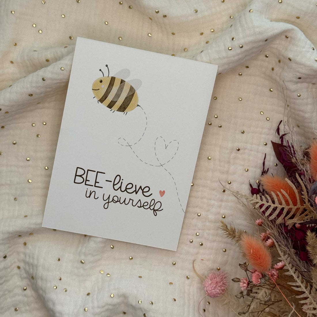 Postkarte Motivation Bienen