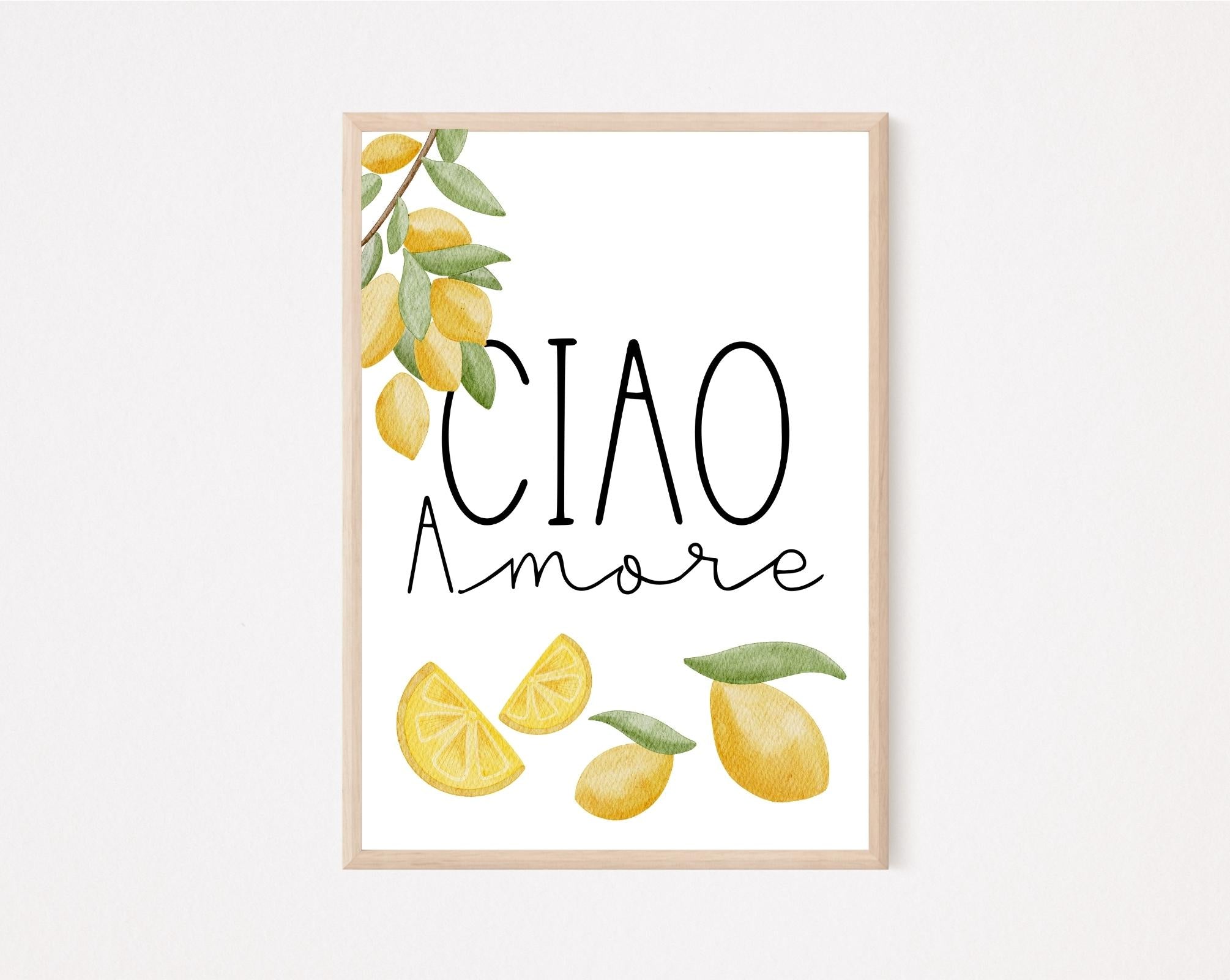 Poster Zitronen Amore