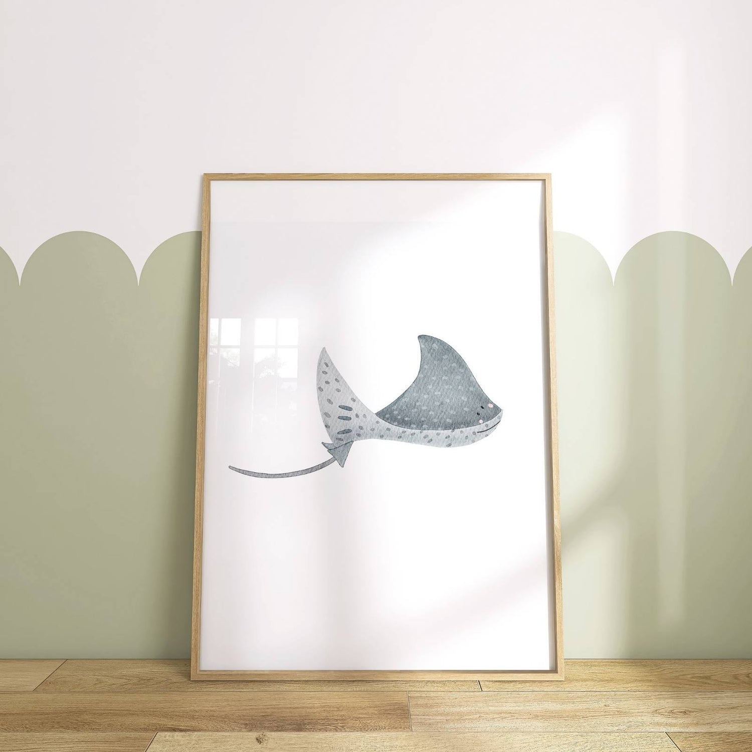 Kinderposter Rochen