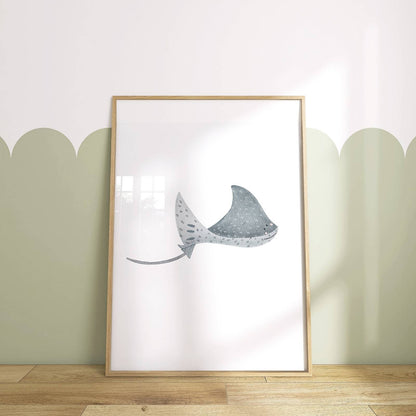 Kinderposter Rochen