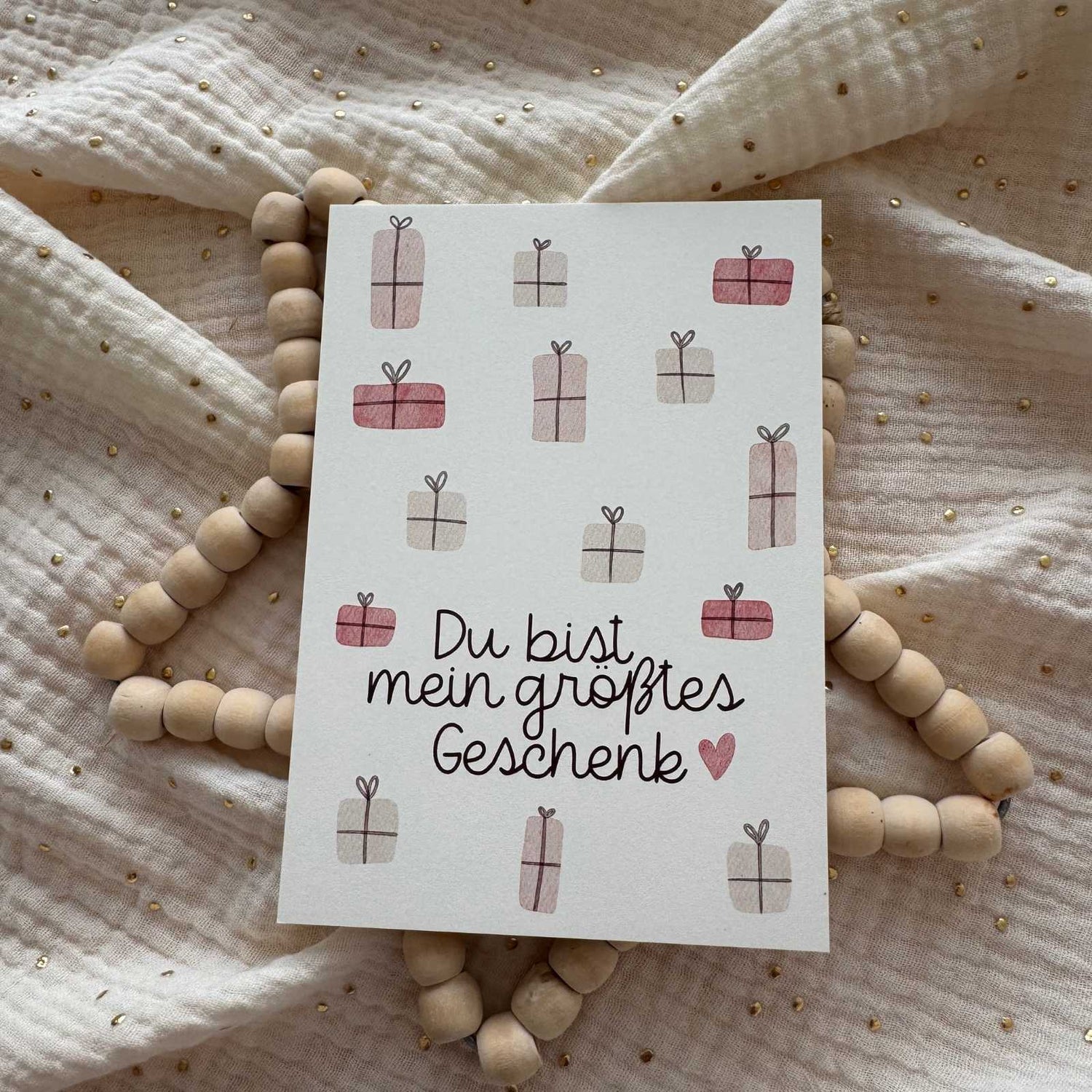 Weihnachtskarte Geschenk