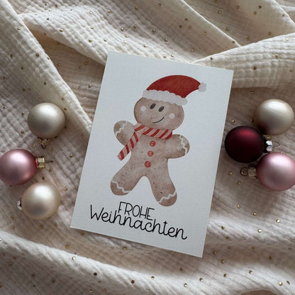 Weihnachtskarte Lebkuchen