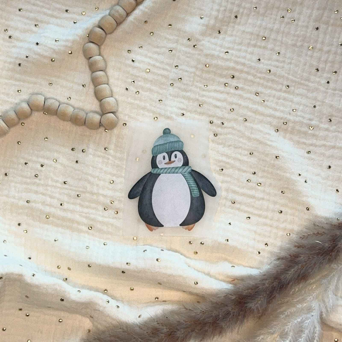 Bügelbild Pinguin