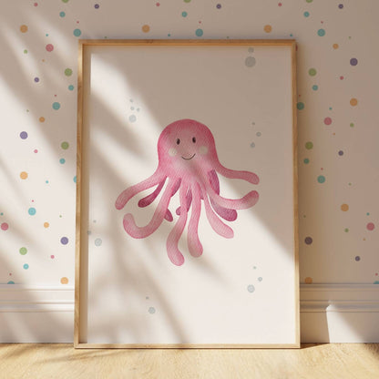 Kinderposter Krake
