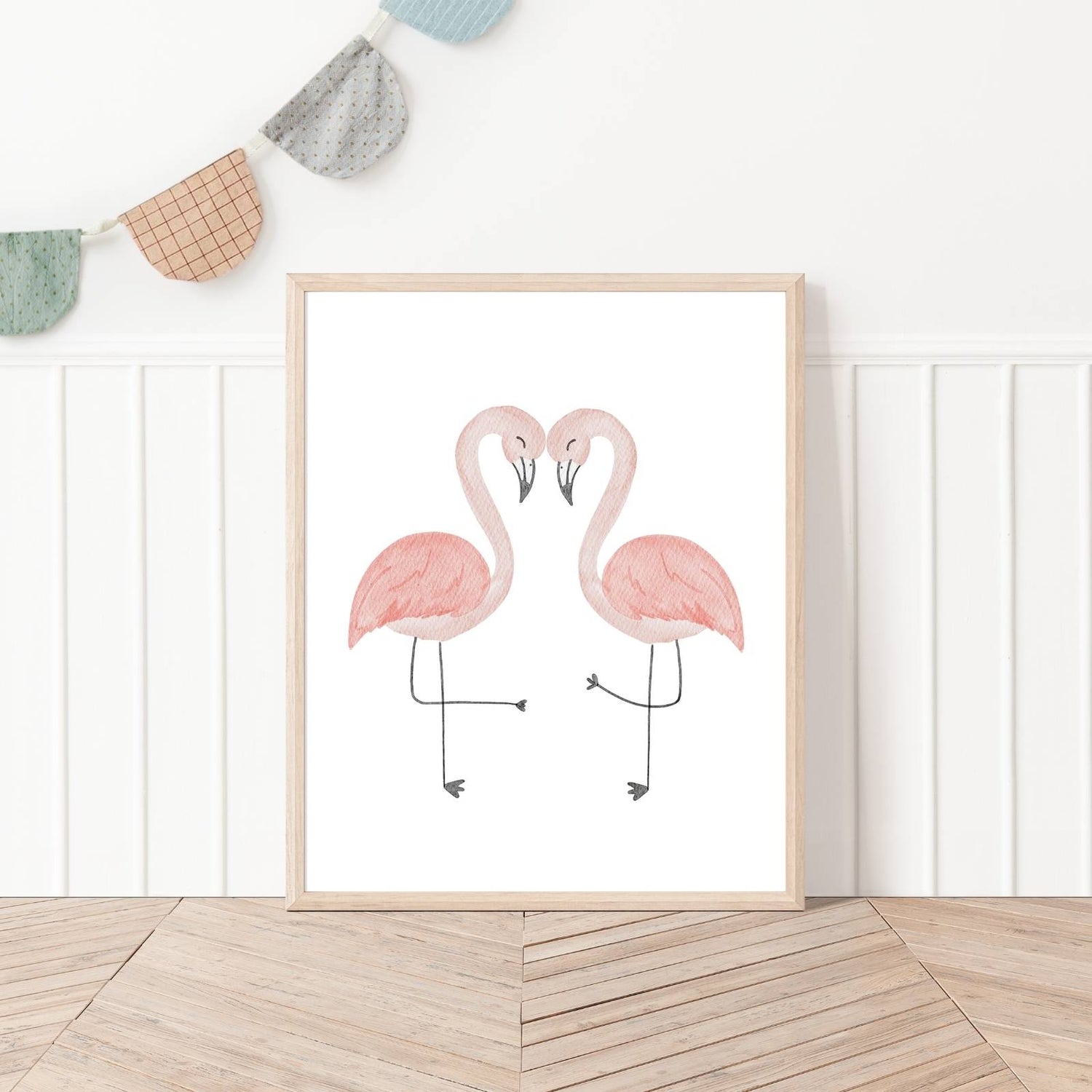 Kinderposter Flamingo