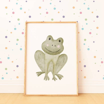 Kinderposter Frosch