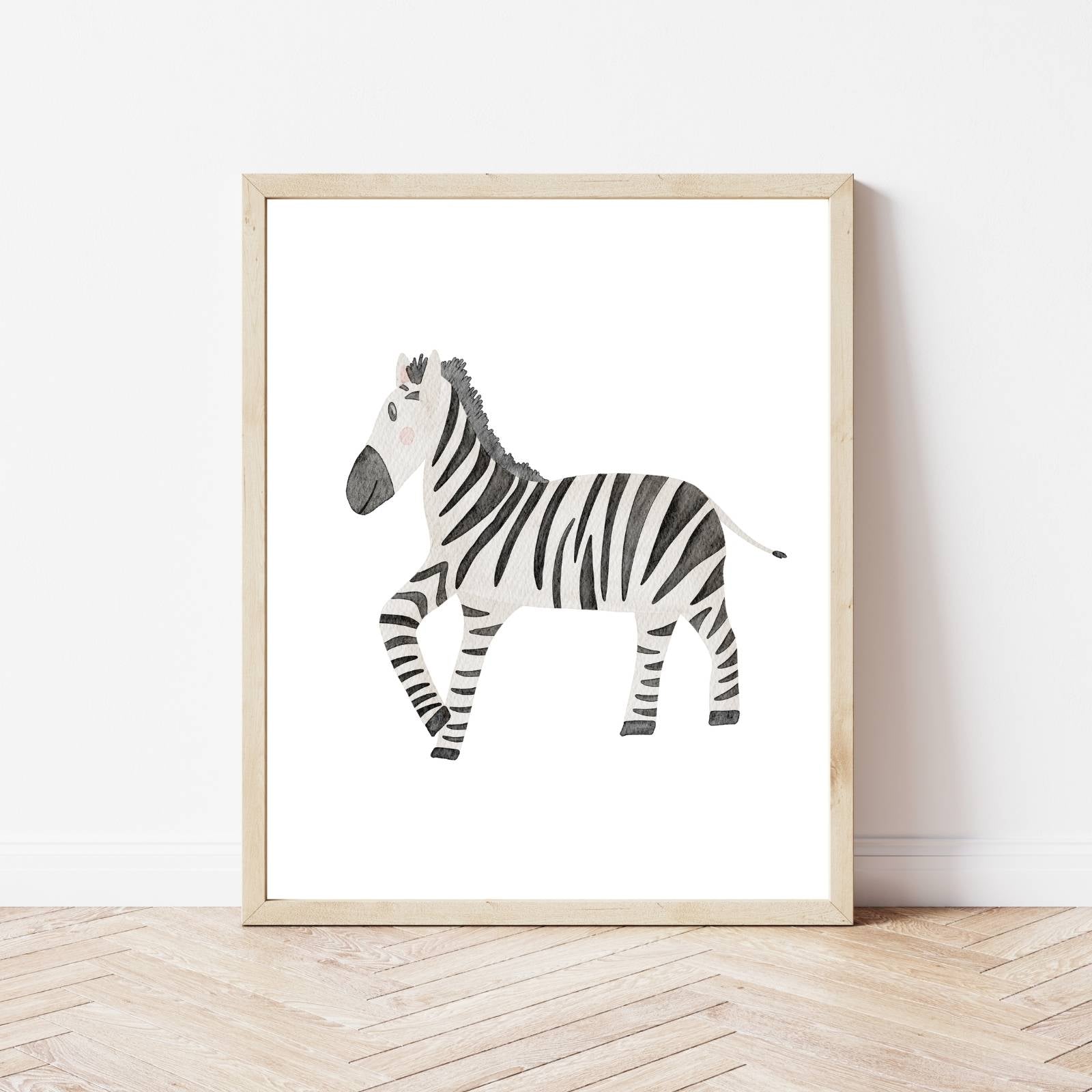 Kinderposter Zebra