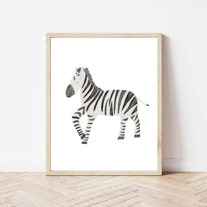 Kinderposter Zebra