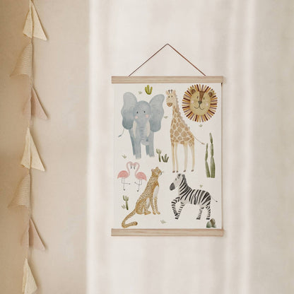 Kinderposter Safari