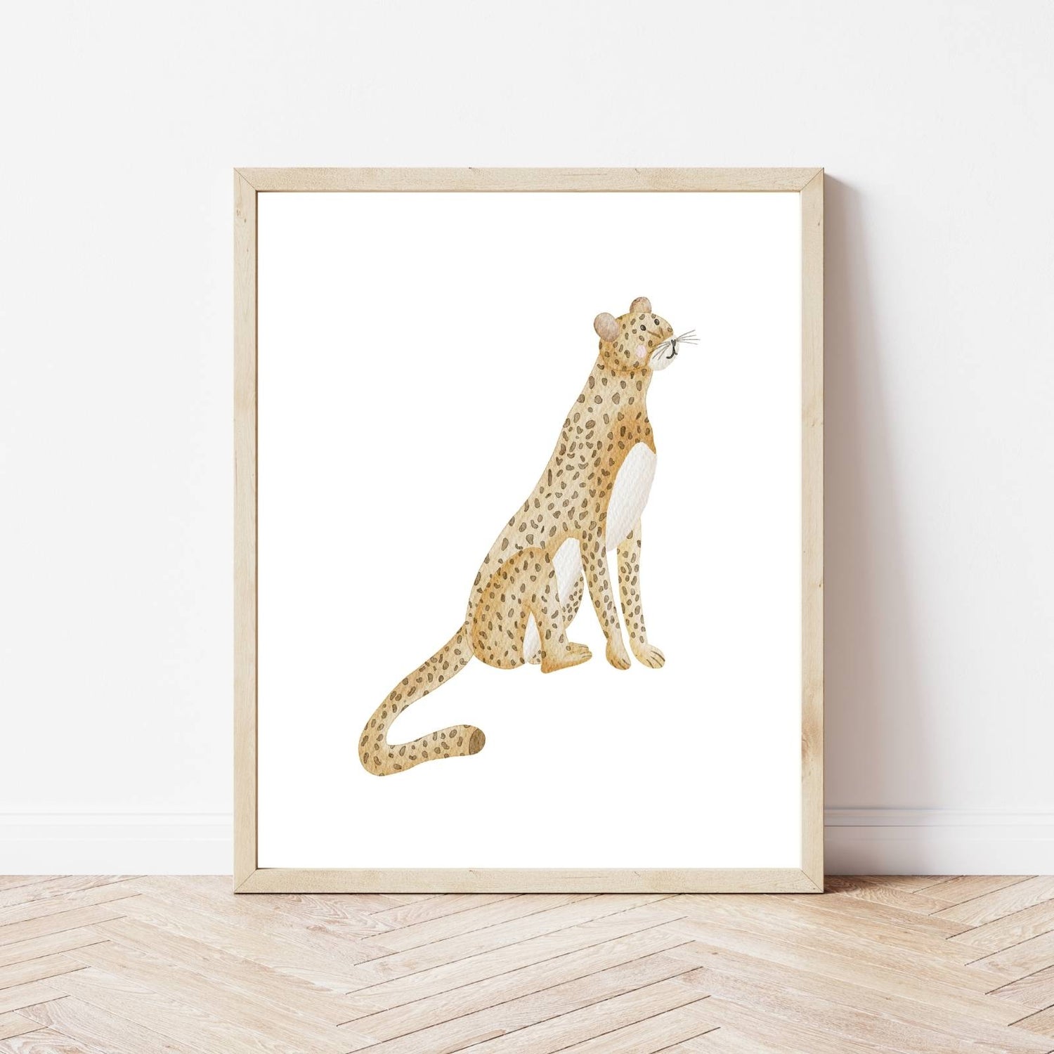 Kinderposter Leopard